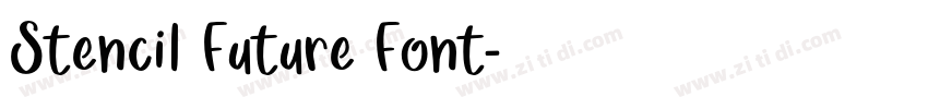 Stencil Future Font字体转换